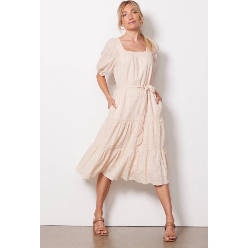 Evereve Carly Midi Dress Size Medium